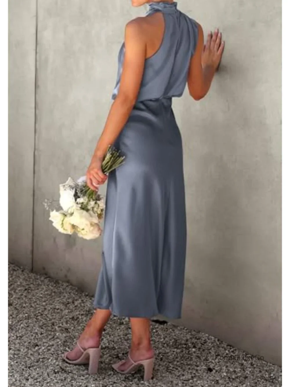 N/A satin maxi